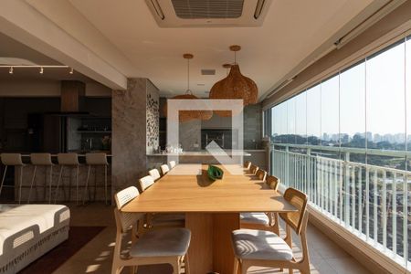 Varanda de apartamento à venda com 3 quartos, 127m² em Vila Anastácio, São Paulo