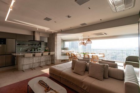 Sala de apartamento à venda com 3 quartos, 127m² em Vila Anastácio, São Paulo