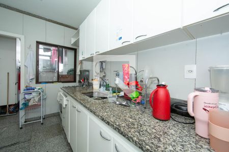 Cozinha de apartamento à venda com 3 quartos, 110m² em São Bento, Belo Horizonte