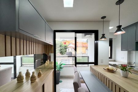 Sala de Jantar de apartamento à venda com 2 quartos, 55m² em Jardim Vera Cruz, São Bernardo do Campo