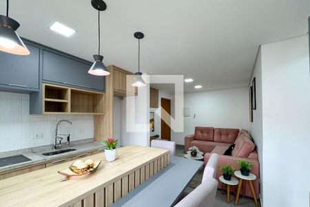 Sala de Jantar de apartamento à venda com 2 quartos, 55m² em Jardim Vera Cruz, São Bernardo do Campo