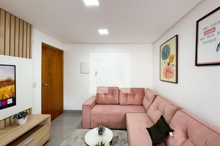 Sala de apartamento à venda com 2 quartos, 55m² em Jardim Vera Cruz, São Bernardo do Campo