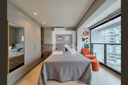 Studio de kitnet/studio para alugar com 1 quarto, 30m² em Indianópolis, São Paulo