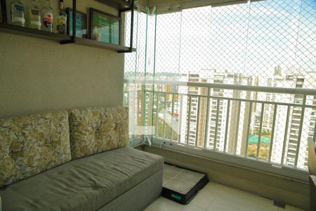 Varanda gourmet da Sala  de apartamento para alugar com 2 quartos, 77m² em Centro, São Bernardo do Campo