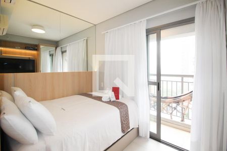 Suíte  de kitnet/studio para alugar com 1 quarto, 21m² em Indianópolis, São Paulo