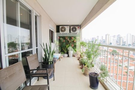 Sala - Varanda de apartamento à venda com 3 quartos, 112m² em Vila Regente Feijó, São Paulo