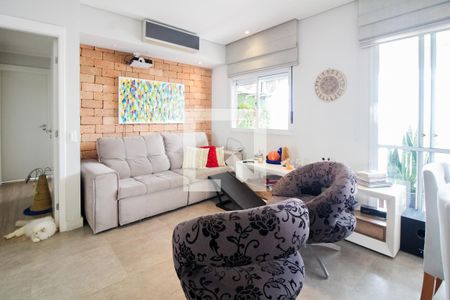 Sala de apartamento à venda com 3 quartos, 112m² em Vila Regente Feijó, São Paulo