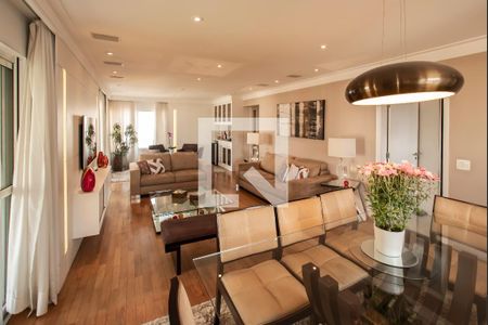 Sala de apartamento para alugar com 4 quartos, 193m² em Mirandópolis, São Paulo