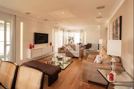 Sala de apartamento para alugar com 4 quartos, 193m² em Mirandópolis, São Paulo