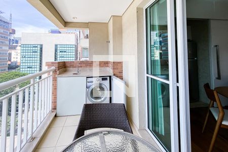 Varanda / Área de Serviço de apartamento à venda com 2 quartos, 57m² em Bela Vista, São Paulo
