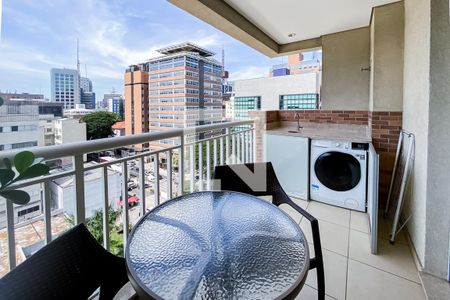 Varanda / Área de Serviço de apartamento para alugar com 2 quartos, 57m² em Bela Vista, São Paulo