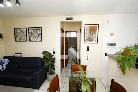 Sala de apartamento à venda com 2 quartos, 48m² em Santa Maria, Belo Horizonte