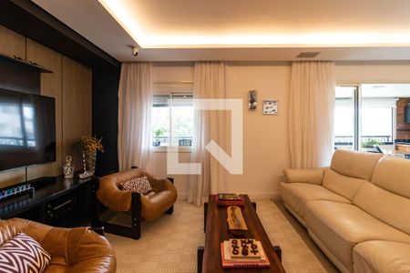 Sala de TV de apartamento à venda com 3 quartos, 160m² em Barra Funda, São Paulo