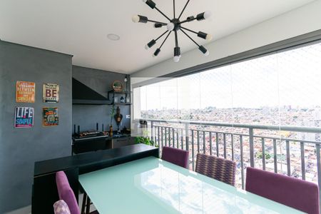 Varanda gourmet de apartamento à venda com 3 quartos, 80m² em Vila Ema, São Paulo