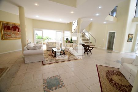 Sala de casa de condomínio para alugar com 4 quartos, 454m² em Loteamento Alphaville Campinas, Campinas