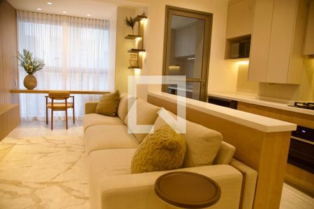 Sala de apartamento para alugar com 2 quartos, 81m² em Brooklin, São Paulo