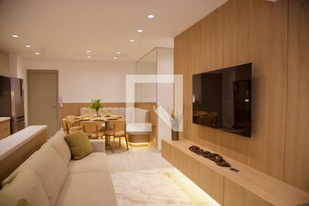 Sala de apartamento para alugar com 2 quartos, 81m² em Brooklin, São Paulo