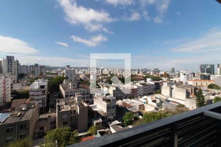 Vista da Sala/Quarto de apartamento para alugar com 1 quarto, 46m² em Cidade Baixa, Porto Alegre