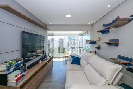 Sala de apartamento à venda com 3 quartos, 90m² em Jardim Caboré, São Paulo