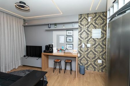 Sala de apartamento para alugar com 1 quarto, 25m² em Barra Funda, São Paulo