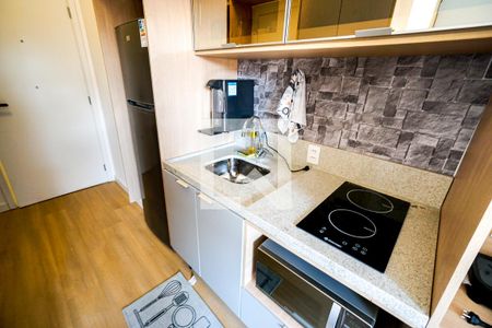 Pia e cooktop de kitnet/studio para alugar com 1 quarto, 25m² em Tatuapé, São Paulo