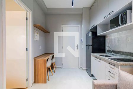 Sala/Cozinha de apartamento para alugar com 1 quarto, 25m² em Vila Lageado, São Paulo