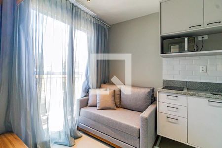 Sala/Cozinha de apartamento para alugar com 1 quarto, 25m² em Vila Lageado, São Paulo