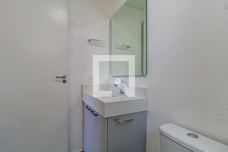 Banheiro do Quarto 1 de apartamento para alugar com 1 quarto, 25m² em Vila Lageado, São Paulo
