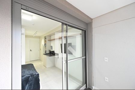 Varanda de kitnet/studio para alugar com 1 quarto, 27m² em Vila Clementino, São Paulo