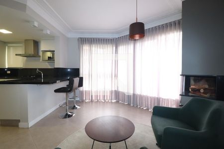 Sala de apartamento para alugar com 1 quarto, 104m² em Jardim, Santo André