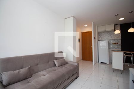 Sala de apartamento para alugar com 1 quarto, 38m² em Trecho 1, Brasília
