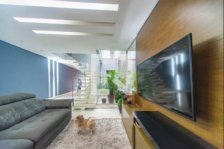 Sala de casa à venda com 3 quartos, 226m² em Parque Sao Vicente, Santo André