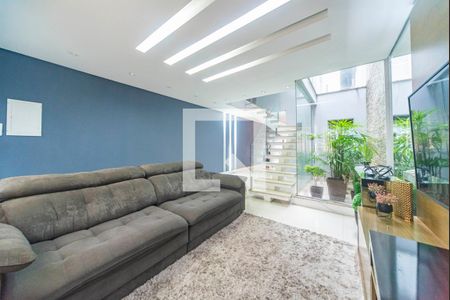 Sala de casa à venda com 3 quartos, 226m² em Parque Sao Vicente, Santo André