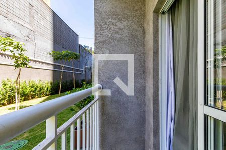 Varanda da Sala/Cozinha de apartamento para alugar com 1 quarto, 25m² em Vila Lageado, São Paulo