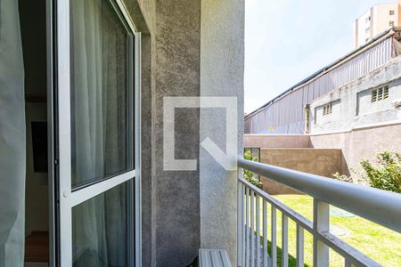 Varanda da Sala/Cozinha de apartamento para alugar com 1 quarto, 25m² em Vila Lageado, São Paulo