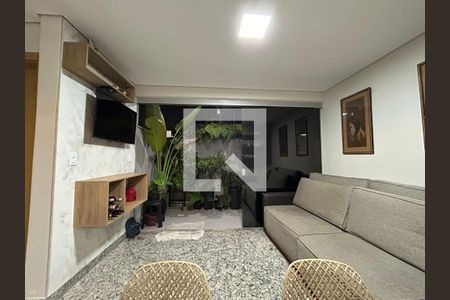 Sala de apartamento à venda com 3 quartos, 82m² em Anchieta, Belo Horizonte