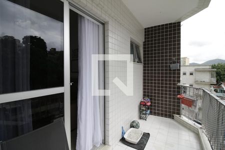 Varanda da Sala de apartamento à venda com 2 quartos, 80m² em Taquara, Rio de Janeiro