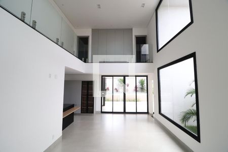 Sala de casa de condomínio para alugar com 3 quartos, 312m² em Nova Uberlândia, Uberlândia