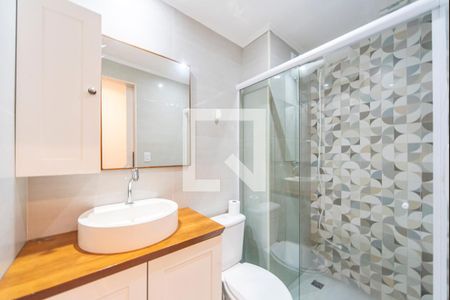 Banheiro  de apartamento para alugar com 3 quartos, 62m² em Vila Homero Thon, Santo André