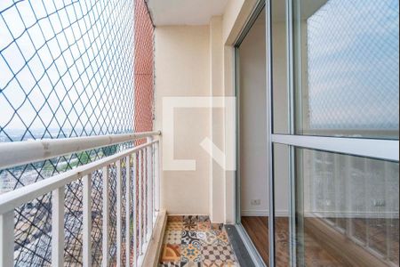Varanda da Sala de apartamento para alugar com 3 quartos, 62m² em Vila Homero Thon, Santo André