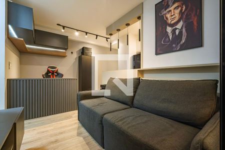 Sala/Cozinha de apartamento à venda com 2 quartos, 103m² em Pinheiros, São Paulo