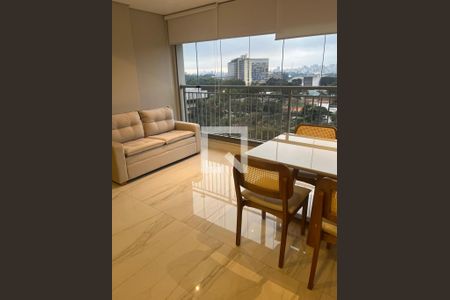 Sala de kitnet/studio à venda com 1 quarto, 35m² em Indianópolis, São Paulo