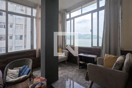 Sala de apartamento para alugar com 1 quarto, 80m² em Aparecida, Santos