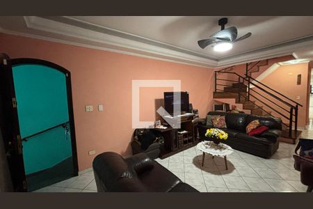 Sala de casa à venda com 3 quartos, 393m² em Parque Sao Vicente, Santo André