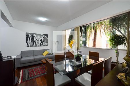 Sala Ambientes de apartamento para alugar com 3 quartos, 90m² em Santo Antônio, Belo Horizonte