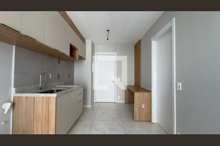 Sala e Cozinha de apartamento para alugar com 1 quarto, 30m² em Campo Belo, São Paulo