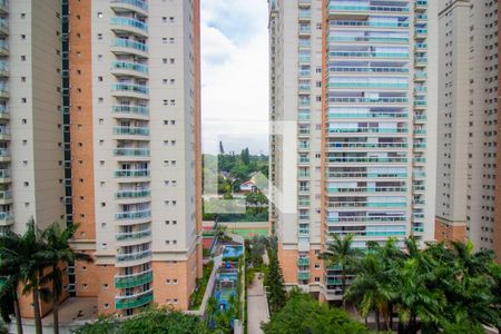 Varanda da Sala vista de apartamento para alugar com 3 quartos, 169m² em Brooklin, São Paulo