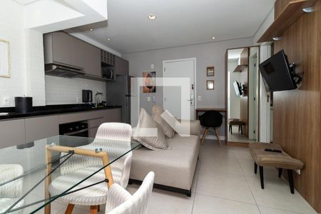 Sala de apartamento para alugar com 1 quarto, 35m² em Água Branca, São Paulo