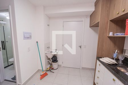 Sala/Cozinha e Área de Serviço de apartamento para alugar com 2 quartos, 33m² em Engenheiro Goulart, São Paulo