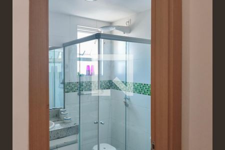 Banheiro da Suíte de apartamento à venda com 2 quartos, 56m² em Santa Cruz, Belo Horizonte